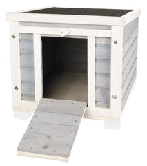 TRIXIE Petite Maison Chat Extérieure vue toit: toit robuste pour éloigner le vent et pluie.