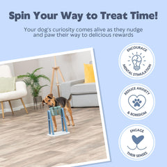 TRIXIE Turn Around: base antidérapante assurant la stabilité pendant le jeu.