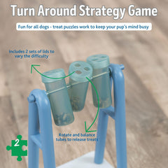 TRIXIE Turn Around: chien interagit avec le puzzle pour stimulation mentale.
