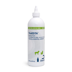 Bouteille TrizEDTA Aqueous Flush prête au nettoyage des oreilles.