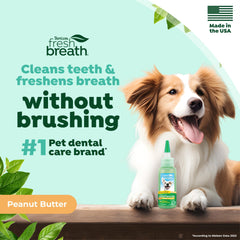 Dentifrice TropiClean pour chien sans brossage, pratique au quotidien.