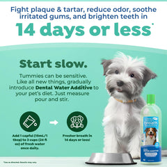 TropiClean Fresh Breath: nettoyage dentaire via eau pour chiens.