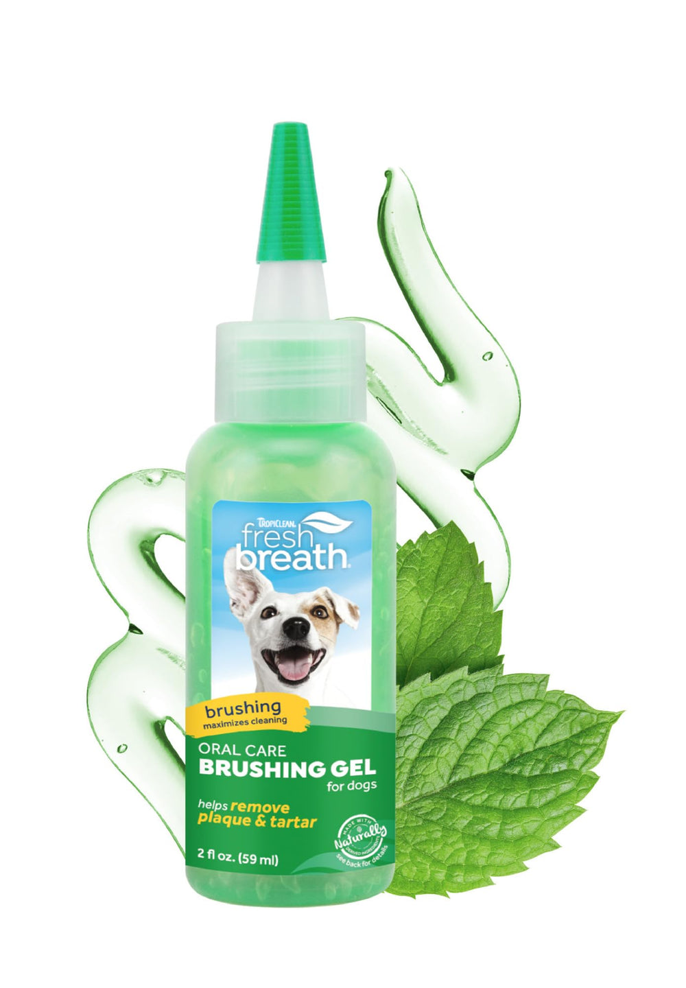 TropiClean gel dentaire chiens et chats en flacon 2 oz