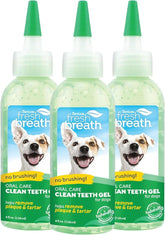 TropiClean Gel dentaire sans brossage pour chien améliore l'hygiène buccale.