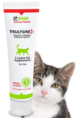 Trulysine Lysine Gel pour chat, bouteille et dosage simples, soutien immunitaire potentiel.