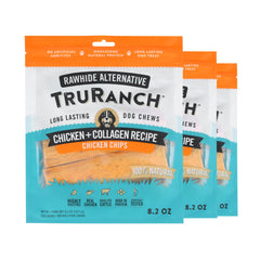 Friandise TRURANCH Collagene pour chien au poulet, saveur naturelle.