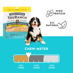 Sans cuir: TRURANCH Collagen Chips, option sûre.