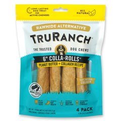 TRURANCH rouleaux collagène chien poulet: soutien articulations et goût savoureux.