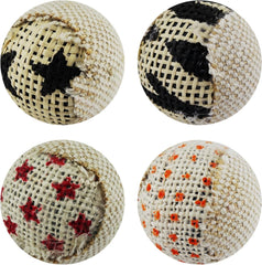 Ensemble de 4 balles TTcat interactives pour chats.