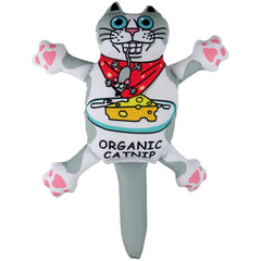 TTcat oreiller menthe-chat blanc, douceur et stimulation sensorielle pour chats