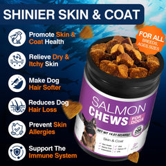 TTLXBL Omega3 – bouchées saveur bacon pour pelage brillant et peau hydratée.