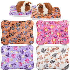 Tuanse, tapis doux pour petits animaux au motif patte, pratique et charmant