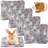 Tuanse tapis imprimé patte gris, idéal pour petits animaux