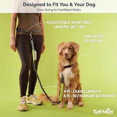 Tuff Mutt Bungee absorbant – idéal pour chiens qui tirent.