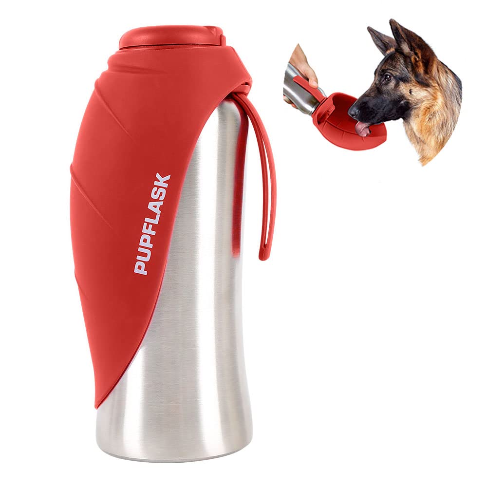 PupFlask par Tuff Pupper – gourde eau chiens, hydratation pratique lors des balades.