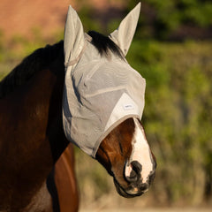 TUFFTEQ masque anti-mouches cheval visière intégrée protège les yeux et réduit l'éblouissement.