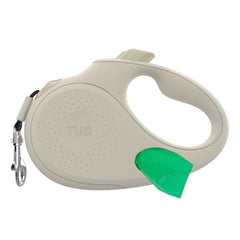 TUG Oval 360°: laisse rétractable sans enchevêtrement pour balades quotidiennes.