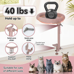 Turbosus nid chat bureau rembourre pour sieste paisible