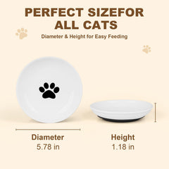 Bols Turfson pour nourriture humide, parfait pour l’alimentation quotidienne des chats d’intérieur.