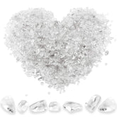 Twdrer quartz blanc, petits morceaux irréguliers pour décoration pots et aquariums.