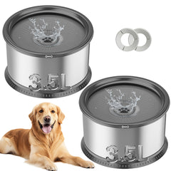 Twinsing bol d’eau 3,5L grande capacité pour plusieurs animaux, hydratation continue.