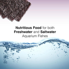 Texture croquante et couleur vive Sea Veg-Purple Seaweed en sachet.