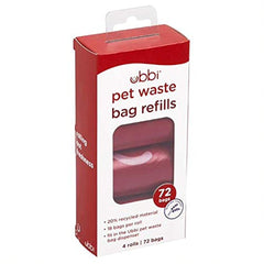 Ubbi sacs déjections canines parfum lavande, rouleau pratique pour promenades sans odeur.
