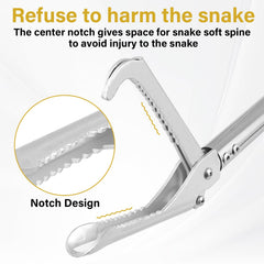 UEGHNS Serpent Grabber en acier inoxydable résistant à la corrosion.