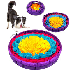 Tapis-snuffle UETZLTB 19x19, stimulation olfactive pendant le repas.