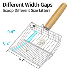 UFECODO Support-rangement-pelle-litiere, rangement pratique et sol net.