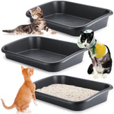 Uiifan litière entrée basse grand format facilite l'accès des chats âgés.