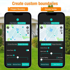 UJQW GPS – Cartographie géofence sur l’application, délimitation en temps réel.