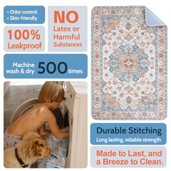 ULIGOTA tapis anti-fuites 4 couches protège sols et moquettes.