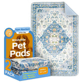 ULIGOTA tapis-pipi lavable bleu: solution réutilisable pour entraînement et propreté