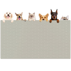 Ultibe tapis alimentation chiens XXXL grande surface pour repas propres