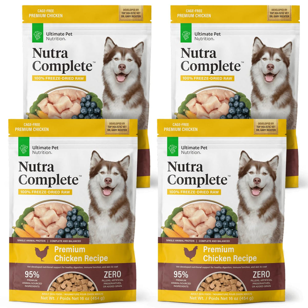 Nutra Complete lot 4x1 lb pratique pour l'alimentation quotidienne canine