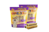 Ultra Chewy Favorites os double-treat pack: récompense durable pour l'entraînement.
