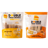 Ultra Chewy Double Treat Bones emballage bacon-fromage, friandise longue durée pour chiens