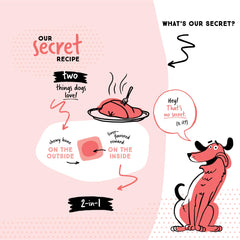Ultra Chewy Os Double Treat: aide potentielle à la dentition et haleine plus fraîche.