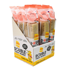 Ultra Chewy Os Double Treat: extérieur durable pour une mastication prolongée.