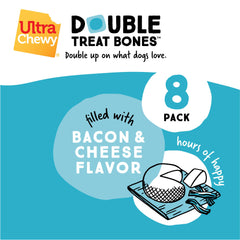 Ultra Chewy Double Treat Bones – friandise sans cuir brut, digestible.