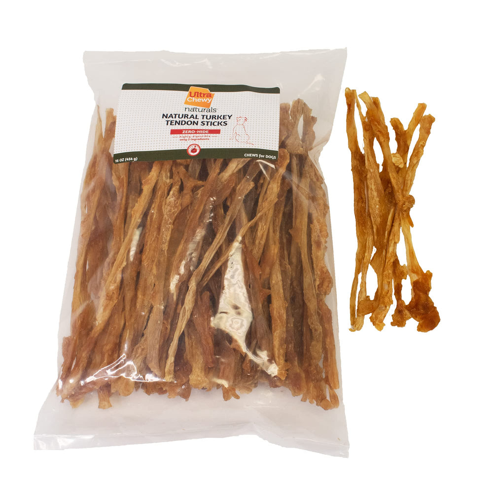 Ultra Chewy tendon de dinde - batonnet durable pour divertir et récompenser.