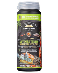 Ultra Fresh aliments flottants pour tortues juvéniles avec saveur crevette épée sauvage.