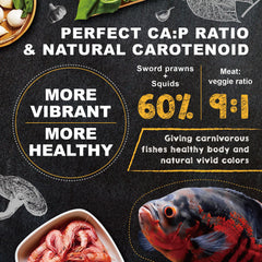 Ultra Fresh Cichlid pellets, ingrédients naturels et équilibre nutritionnel