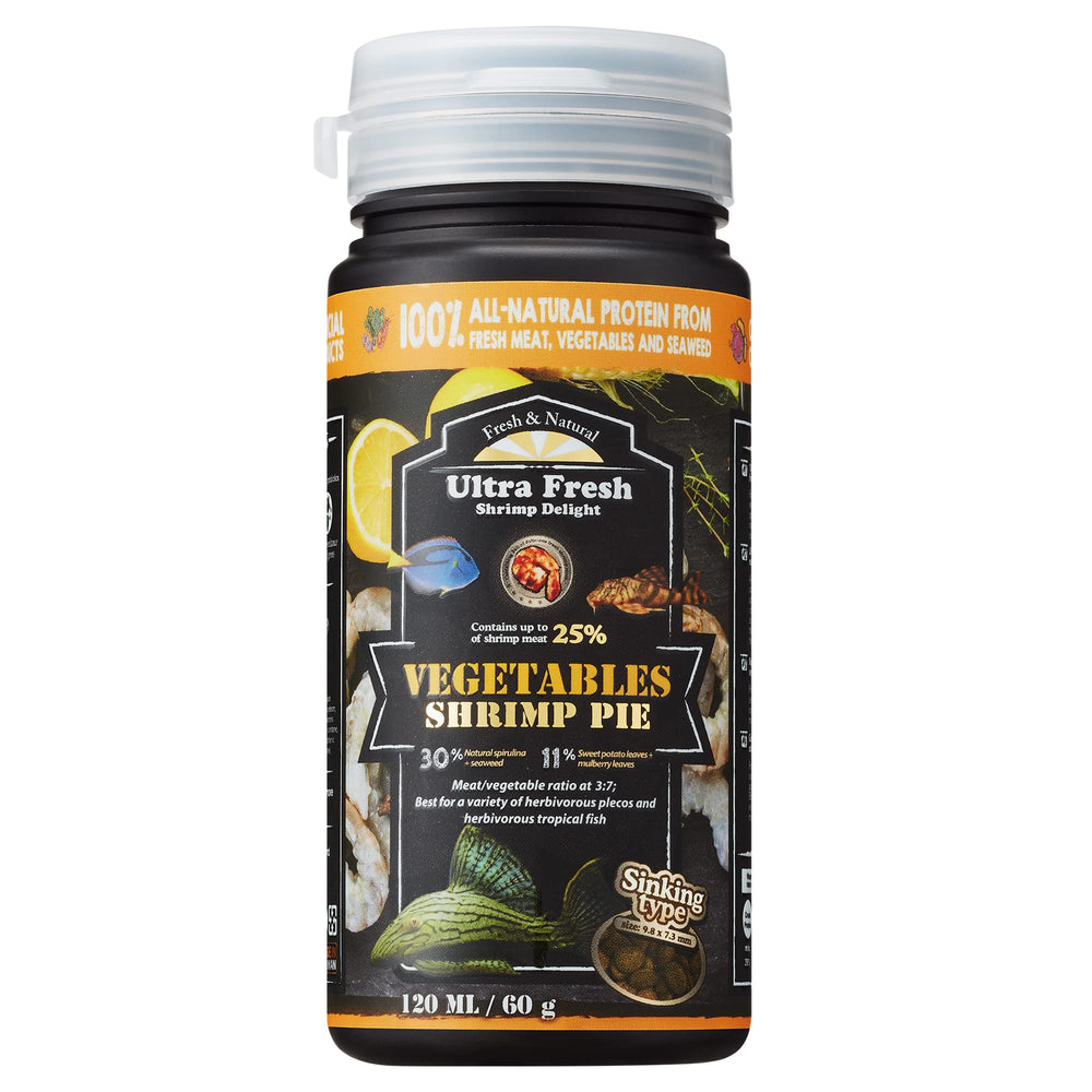 Ultra Fresh pastilles algues pleco: appétence naturelle et nutrition équilibrée.