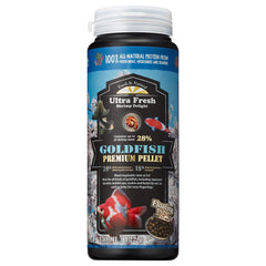 Ultra Fresh pellets flottants pour poissons rouges avec coloration éclatante.