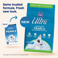ULTRA Ultra Pearls litière douce sur les pattes des chats