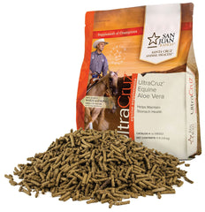 UltraCruz cheval aloe vera granule-digestion: soutien digestif quotidien pour les performances.