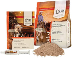 UltraCruz Pâte Bio-Absorb Équine, applicateur pratique pour administration en douceur.