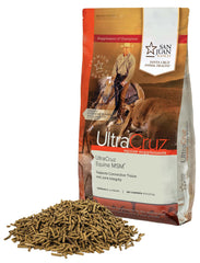 UltraCruz Équine MSM – granulés visibles, soutien potentiel des articulations et du collagène